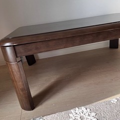 東京インテリア折りたたみこたつ、足高さ調整可能107×77の画像