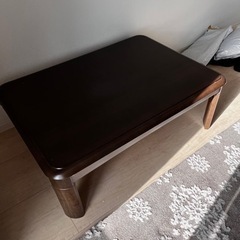 東京インテリア折りたたみこたつ、足高さ調整可能107×77の画像