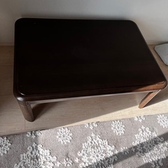 東京インテリア折りたたみこたつ、足高さ調整可能107×77の画像
