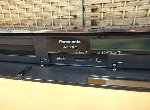  パナソニック 1TB 3チューナー ブルーレイディスクレコーダー DMR-BZT820 2012年製 DIGA リモコン、取説付き 