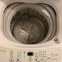 (引き取り者決定)無料・ハイアール洗濯機(2016年購入)の画像
