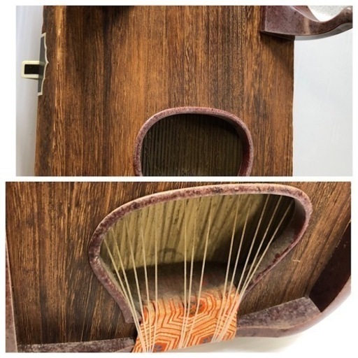 【ジャンク品】　メーカー不明　琴　和楽器　音楽　