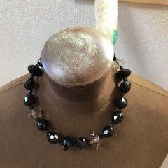 ブラックネックレス２本セットの画像