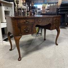 オシャレなレトロ家具!! 木製 コンソールテーブル サイドテーブル