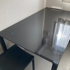 ダイニングテーブル黒