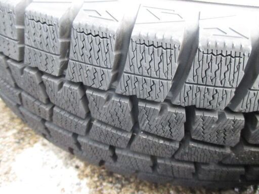 【来店取替】バリ山 175/70R14 中古スタッドレスタイヤ&アルミ付きセット ダンロップ