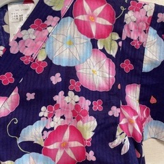 ほぼ新品 女の子 甚平 120cmの画像