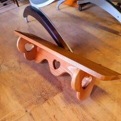 カントリー調 木製 ウォールシェルフ 壁掛け 飾り棚　/TJ-0...