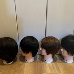 カットウィッグ　7体