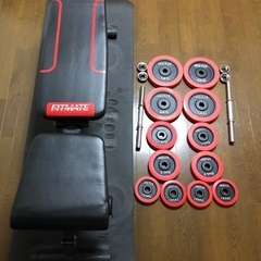 iROTECH ダンベル(20kg×2)　ベンチ(FITMATE)