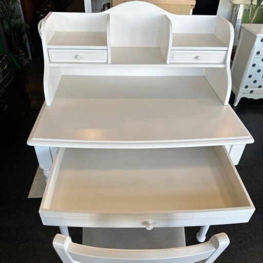 姫系 姫家具 デスク&チェアセット