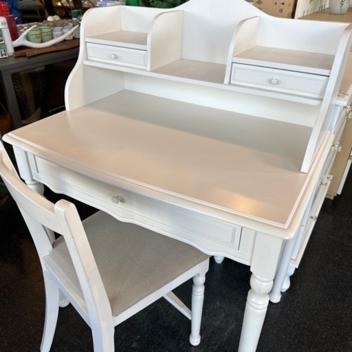 姫系 姫家具 デスク&チェアセット