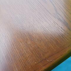 昭和レトロカリモクセンターテーブルの画像