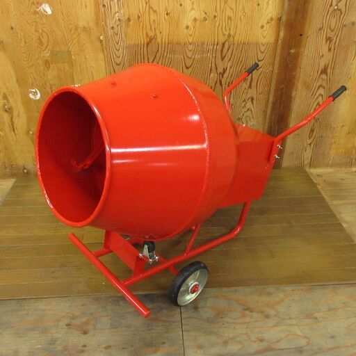 タケムラテック ② コンクリートミキサー B-2.5 100V ミキサー コンクリート セメント モルタル 電動 混ぜる かくはん機 中古 未使用 宮城