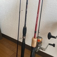 釣り竿　伸縮たも網　セットの画像