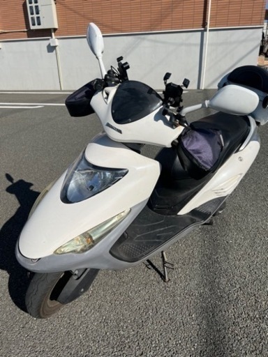 ホンダ　e彩　125cc  自賠責今年9月まで　ヘルメット　ハンドルカバー　スマホホルダー　すぐ乗れます