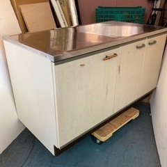 ガス台☆92532W1050D550H620木製