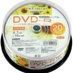 DVD-R データ用 4.7GB 16倍速 「写真画質レーベル」 17枚入の画像
