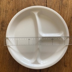 仕切り付きプレート　樹脂製の画像