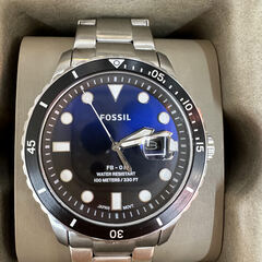 【SALE】FOSSIL FB-01 三針デイト ステンレススチールウォッチ　リサイクルショップ宮崎屋住吉店　24.11.2 FOSSIL FB-01 三針デイト ステンレススチールウォッチ リサイクル
