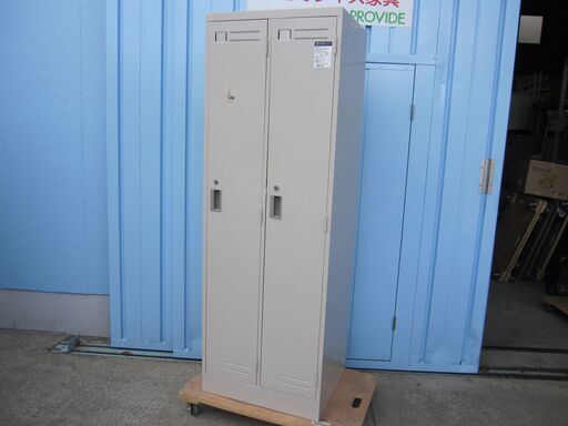 ジャンク品！　2人用ロッカー　ニューグレー　鍵あり　コクヨ製LK