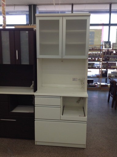 ジモティー見た！で5%OFF開催中！ニトリ　ホワイト　ダイニングボード【9650217】