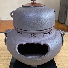 風炉釜　茶道具