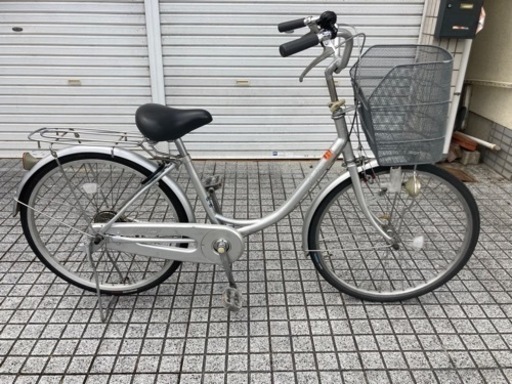 【24インチ自転車】ブリヂストン製　変速なし　ブリヂストンタイヤ使用　ベル、グリップ新品❗️若林自転車　浜大津店　SALE中❗️