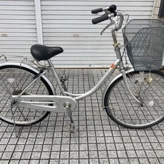 【24インチ自転車】ブリヂストン製　変速なし　ブリヂストンタイヤ使用　ベル、グリップ新品❗️若林自転車　浜大津店　SALE中❗️
