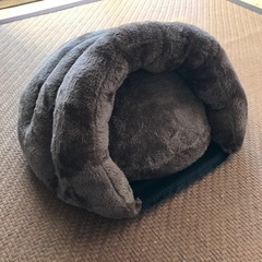 Bwiv 猫 犬 小動物 ペット用寝袋 ドーム ブラウン M