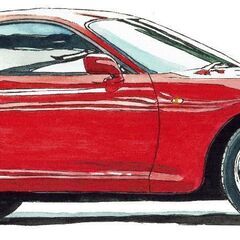 NC-410 TOYOTA スープラRZ3.0TT/TOYOTA セリカGT LB 限定版画 直筆サイン有 額装済 作家 平右ヱ門の画像