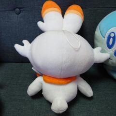 【お譲り先決定】ポケモンぬいぐるみ　メッソン　ヒバニー　２体セット　の画像