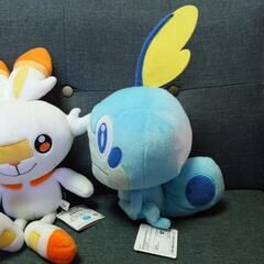 【お譲り先決定】ポケモンぬいぐるみ　メッソン　ヒバニー　２体セット　の画像