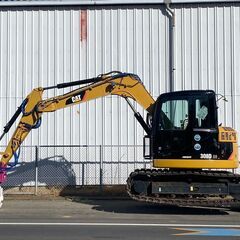 【U-0049】CAT 308DCR-2 油圧ショベル ユンボ グラップル フォーク アタッチメント 1000h 五本配管 ブレーカー配管 往復配管 A/C 8ｔクラスの画像