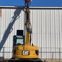 【U-0049】CAT 308DCR-2 油圧ショベル ユンボ グラップル フォーク アタッチメント 1000h 五本配管 ブレーカー配管 往復配管 A/C 8ｔクラスの画像