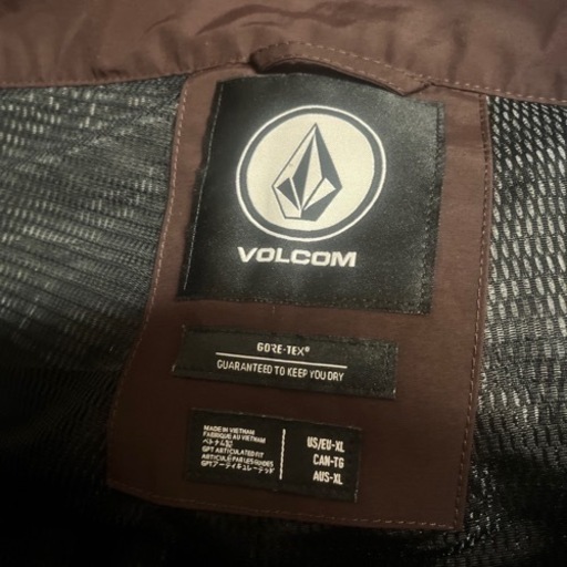 VOLCOM GORE TEX ビブ パンツ スノーボードウエア 未使用 USサイズXL ボルコム