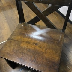 カリモク囲炉裏テーブル（椅子付き・6人用）の画像