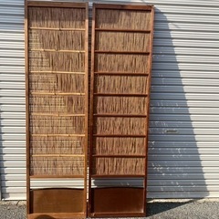 夏ふすま　竹細工　アンティーク
