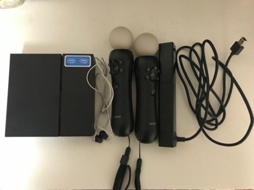 【中古】【美品】PSVR モーションコントローラー2個　ゲームソフト付