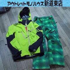 ゴールドウィン スキーウエア 上下 S/M 黄緑/グリーン 非売...