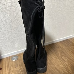 ブーツ　ブラック　23.5センチの画像