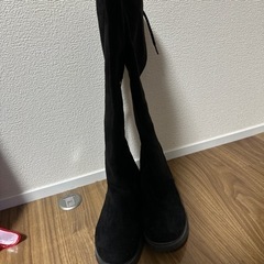 ブーツ　ブラック　23.5センチの画像