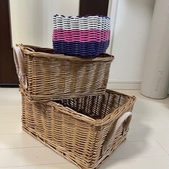 カゴ3点セット　無料