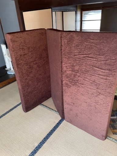 【美品】【値下げ】ダブルサイズの3つ折りマットレス
