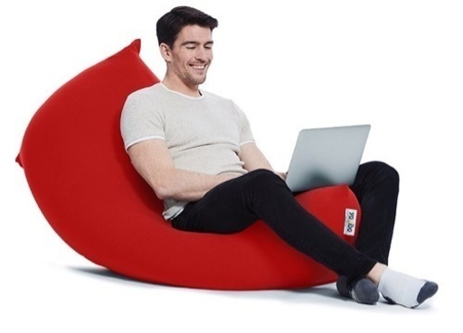 yogibo（ヨギボー）赤/ショートサイズ