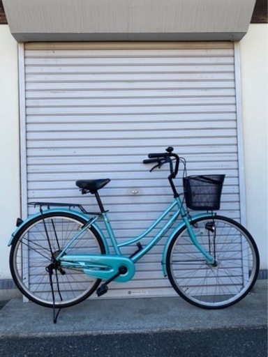 ☆前後タイヤ新古品☆ 26インチ LEDオートライト軽快車 防犯登録料込!! 【No.233】