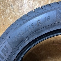 中古 ミシュラン X-ICE3+ スタッドレスタイヤ 4本 235/55R18の画像