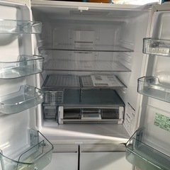 2018年製HITACHI  475L ガラストップ 6ドア 真空チルド美中古品説明書付♪ 2018年製🔥HITACHI 475L ガラストップ 6ドア 真空チルド🤓美中古
