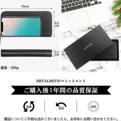今だけ価格‼️【新品】革職人が作る財布✨メンズ 長財布　防水　ブラック 本革　箱付き ファスナー付の画像