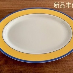モネの庭 プレート オーバル お皿 楕円 ※新品未使用